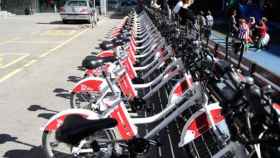 Una estación de Bicing en Barcelona / CG