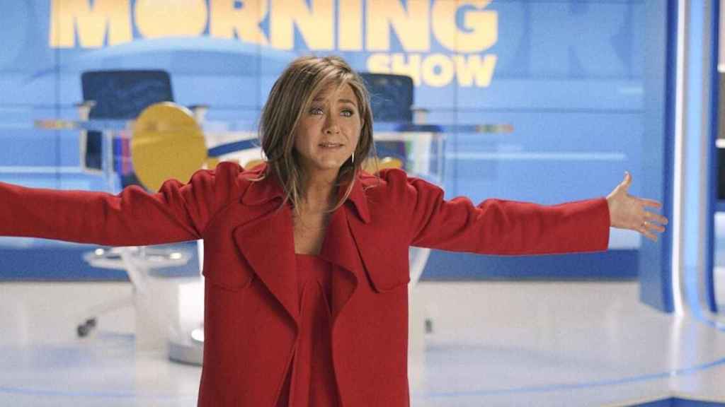 Imagen de la serie The Morning Show, que protagoniza Jennifer Aniston / APPLE