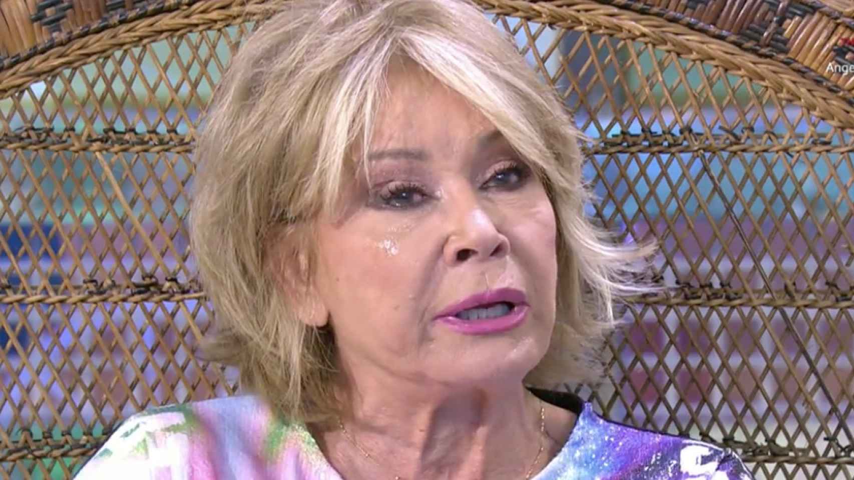 Mila Ximénez entre lágrimas dice que quiere dejar para siempre 'Sálvame' / MEDIASET