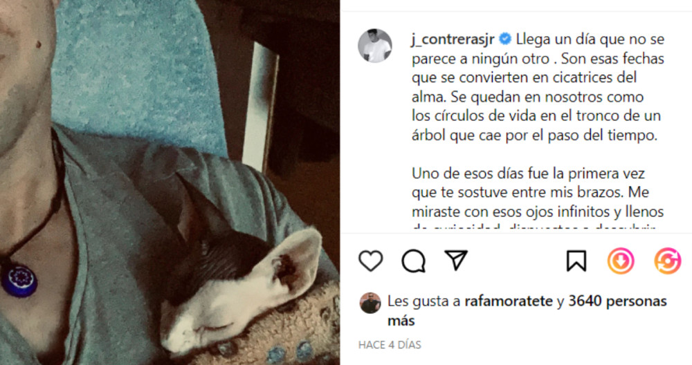 Publicación de Julián Contreras / INSTAGRAM