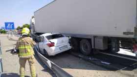 Accidente de un camión y un turismo / EP