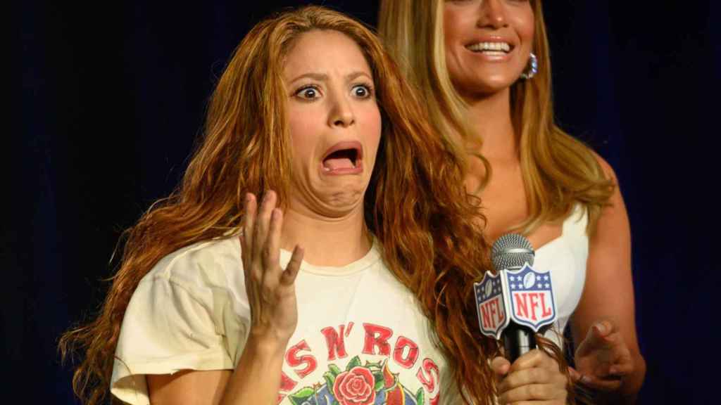 La cantante Shakira durante un acto promocional de la Super Bowl 2020 / EP