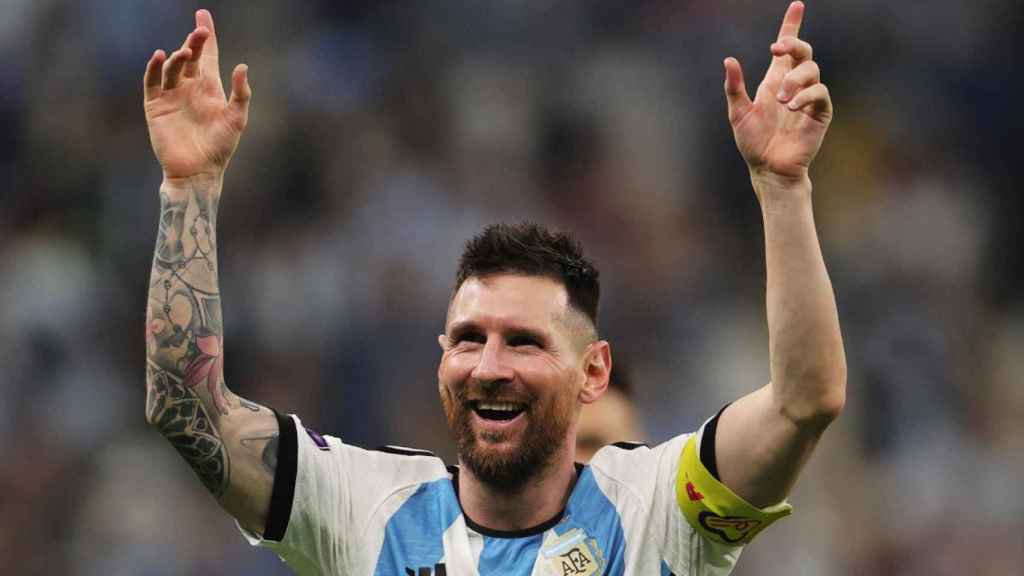 Los argentinos ya consideran a Messi el mejor de la historia tras su exhibición ante Croacia / EFE