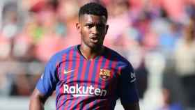 Marlon Santos en un partido con el Barça /REDES