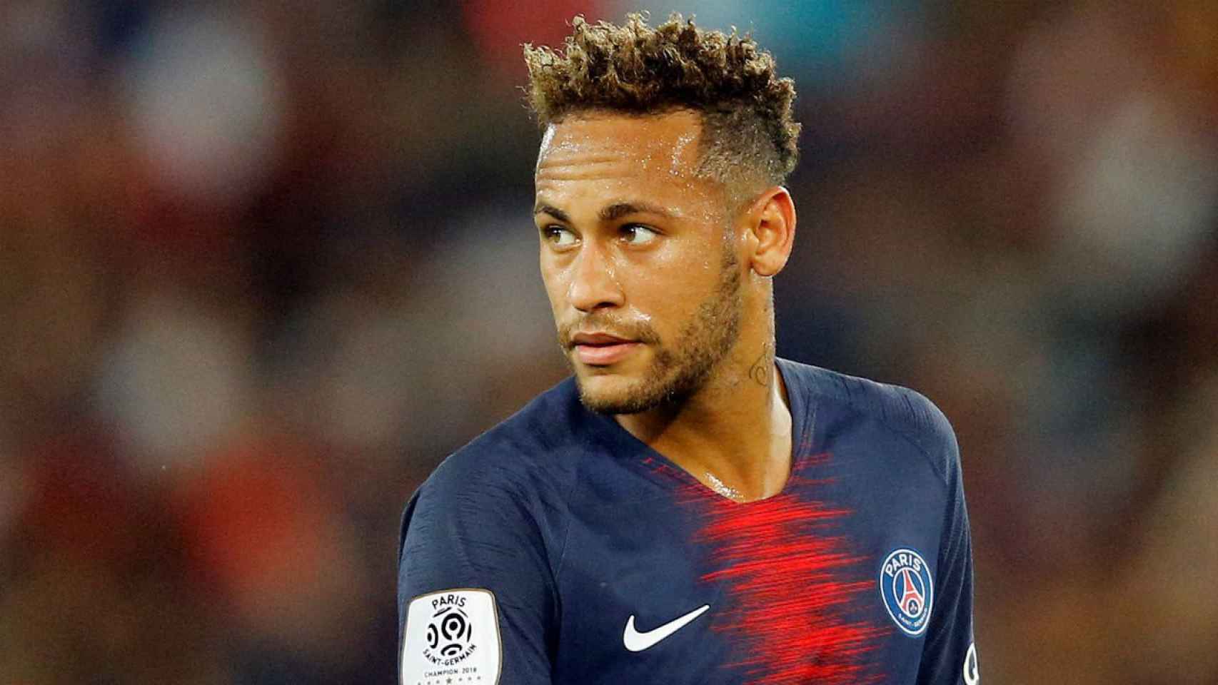 Una foto de Neymar en el PSG