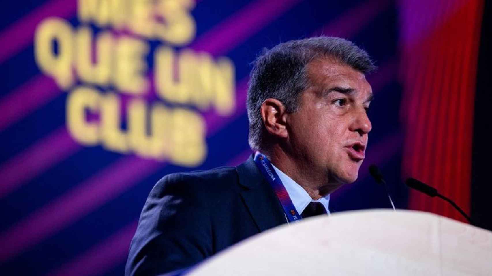 Joan Laporta, en la Asamblea de Socios Compromisarios / FCB