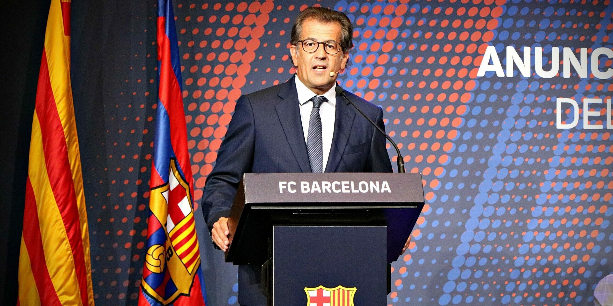 Toni Freixa en un acto de 'Fidels al Barça' / EFE