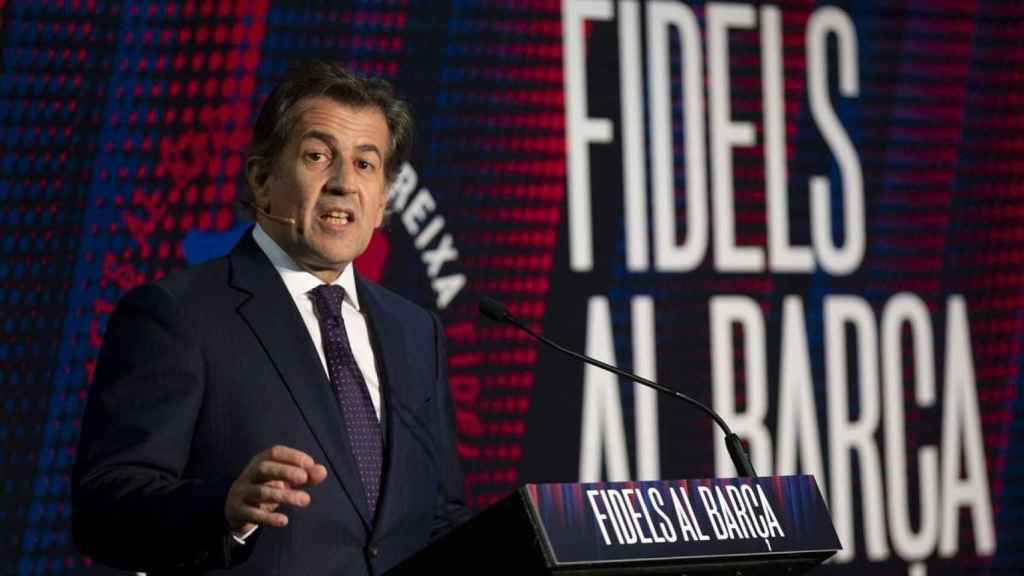 Toni Freixa, en la presentación de su candidatura | Fidels al Barça