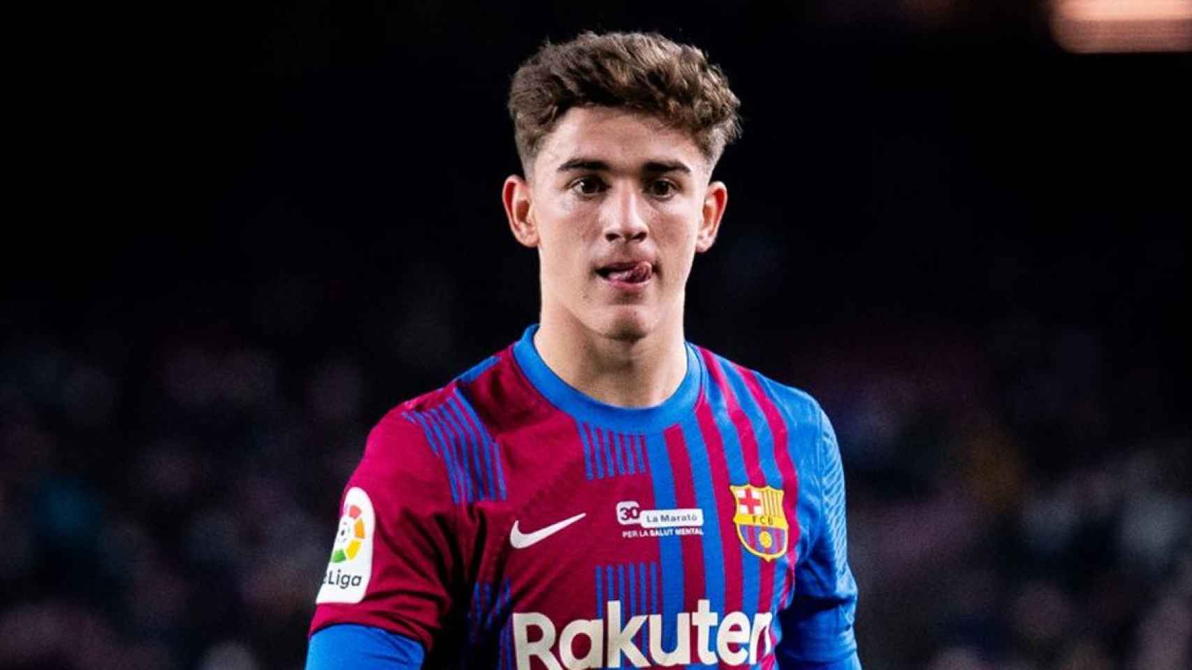 Gavi, en un partido de esta temporada con el Barça / FCB