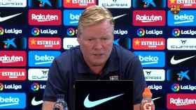 Ronald Koeman, en la rueda de prensa previa al Athletic - Barça / FCB