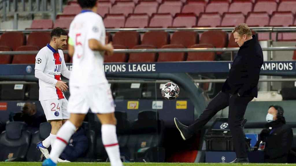 Koeman contra el PSG / EFE