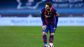 Messi durante la final de la Supercopa de España en Sevilla ante el Athletic / FC BARCELONA