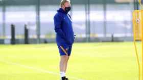 Koeman en un entrenamiento / FC Barcelona