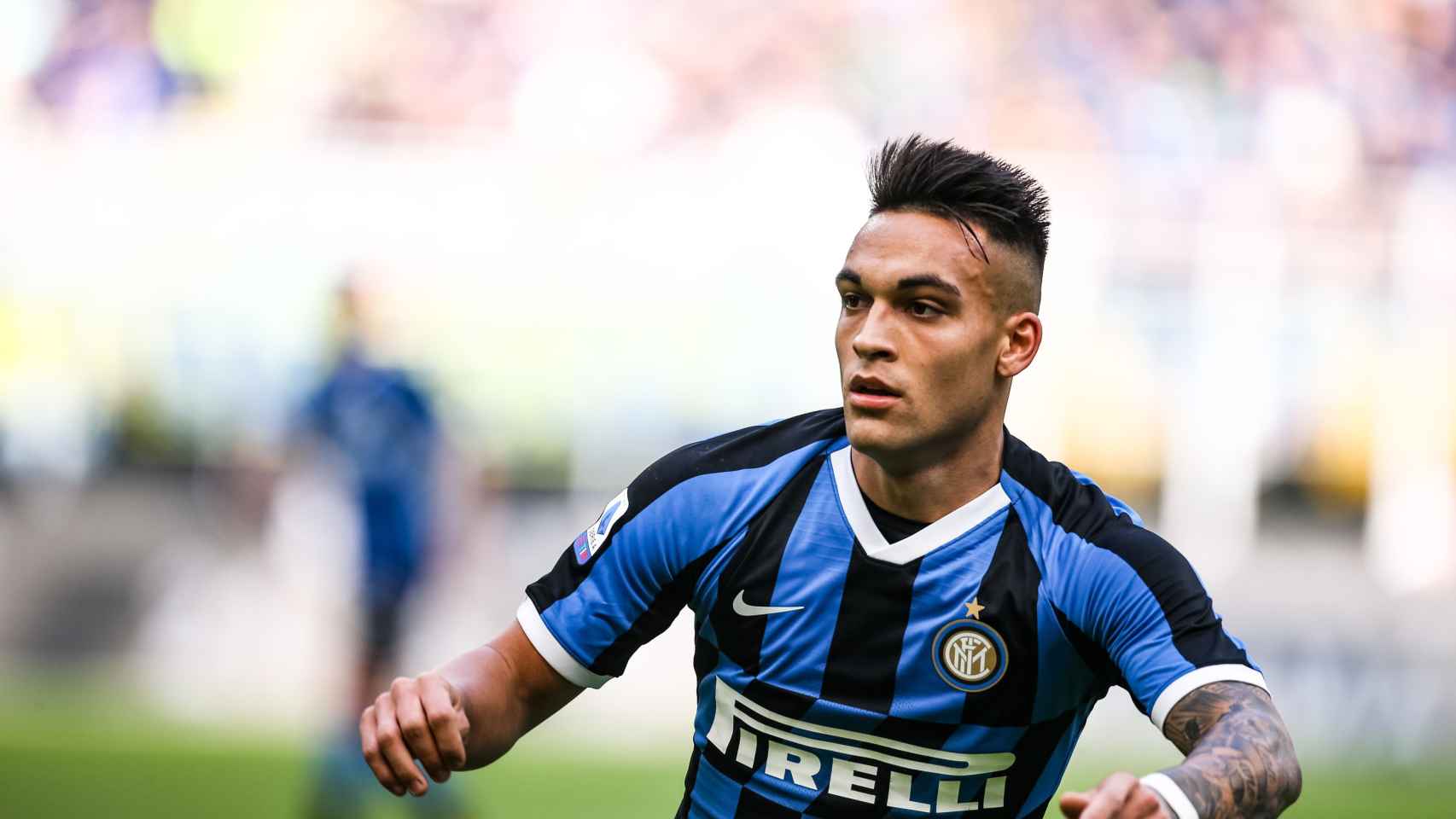 Lautaro Martínez en un encuentro del Inter de Milán / EFE