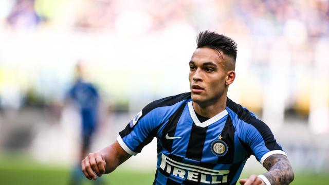Lautaro Martínez en un encuentro del Inter de Milán / EFE