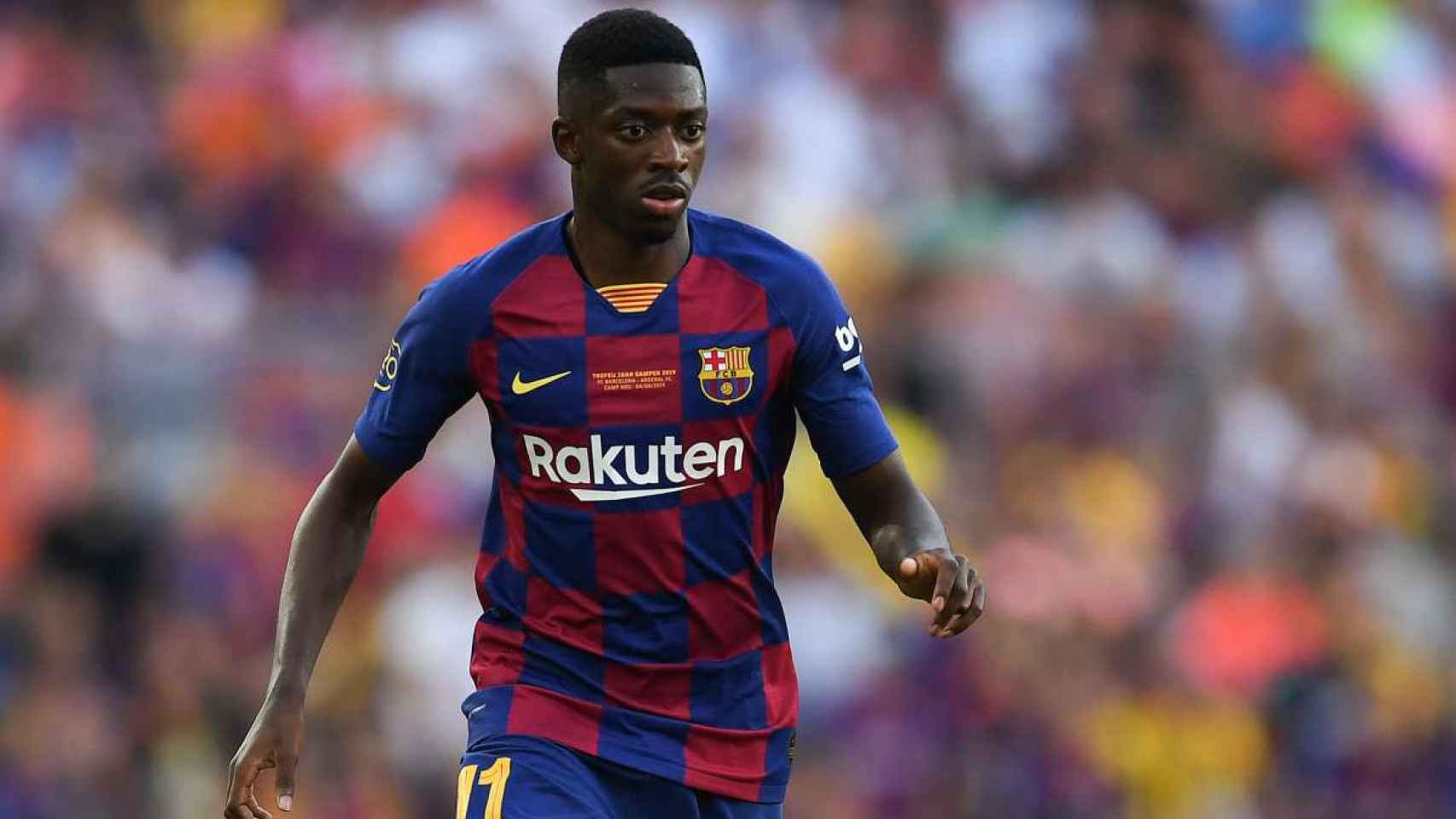 Dembelé durante un duelo con el Barça/ Instagram