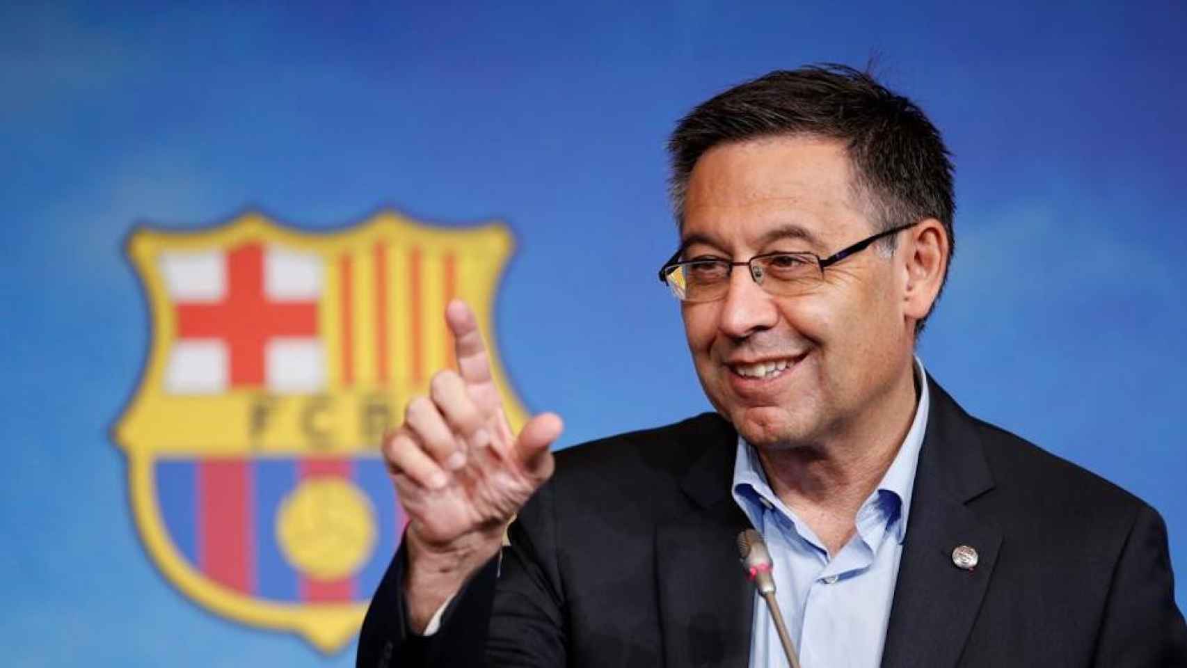 Una foto de Josep Maria Bartomeu, presidente del Barça / Twitter