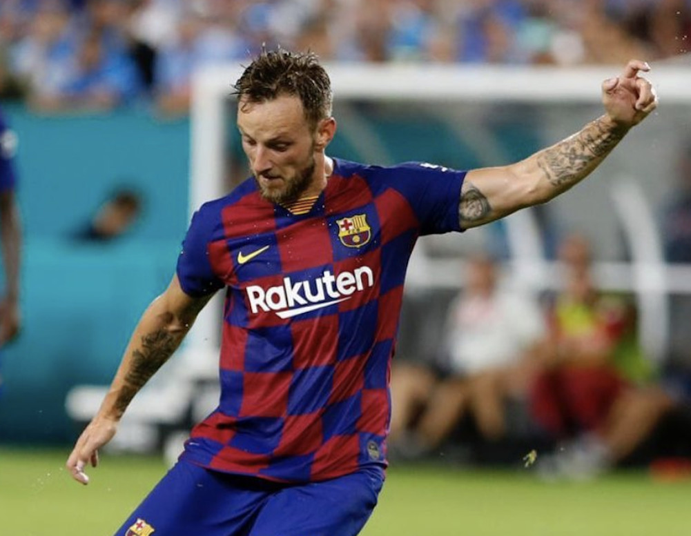 Una foto de Ivan Rakitic durante un partido del Barça / Instagram