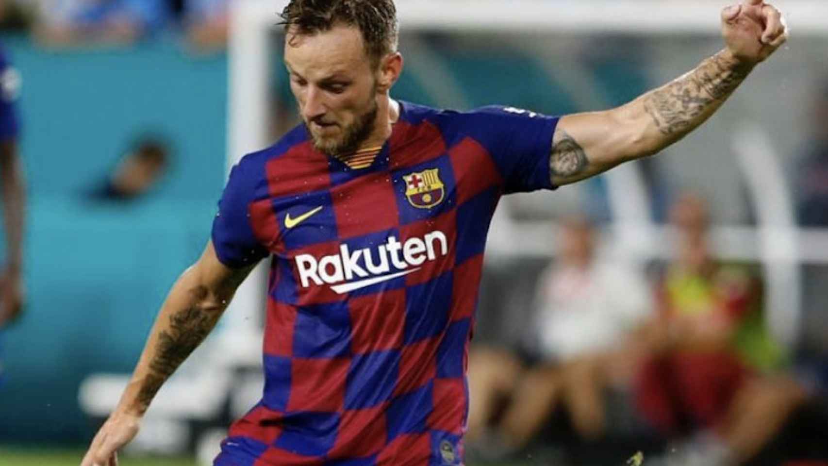 Una foto de Ivan Rakitic durante un partido del Barça / Instagram