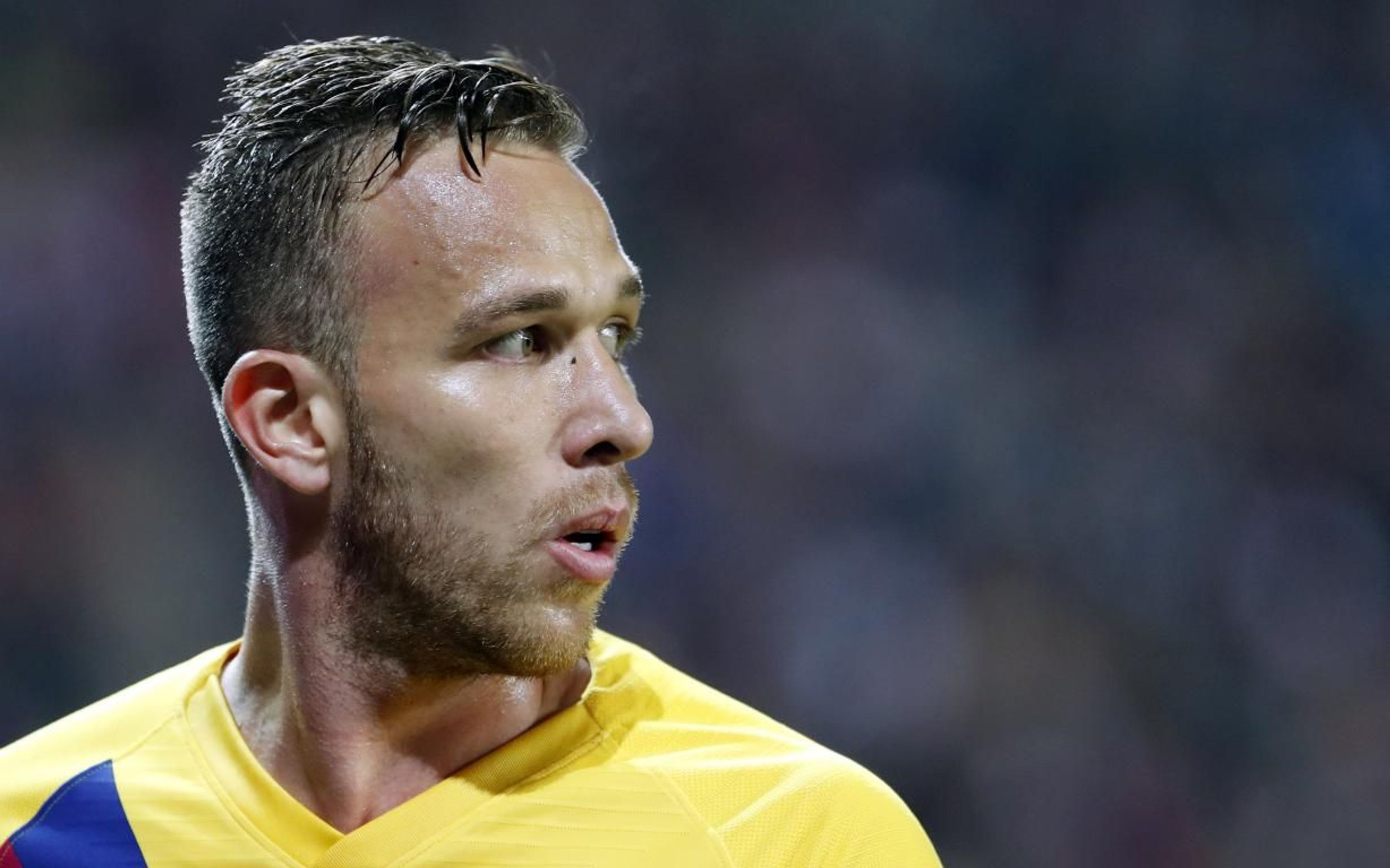 Arthur Melo jugando con el Barça en Praga / FC Barcelona