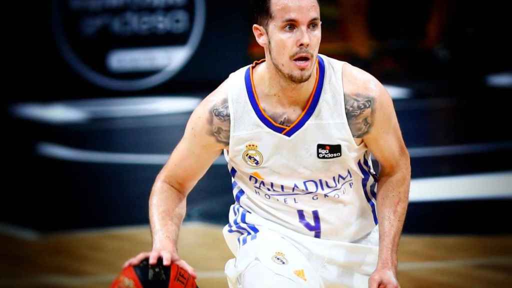 Thomas Heurtel, base del Real Madrid, en un partido de la Liga Endesa / ACB