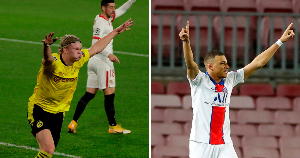 Haaland y Mbappé en un fotomontaje / Culemanía