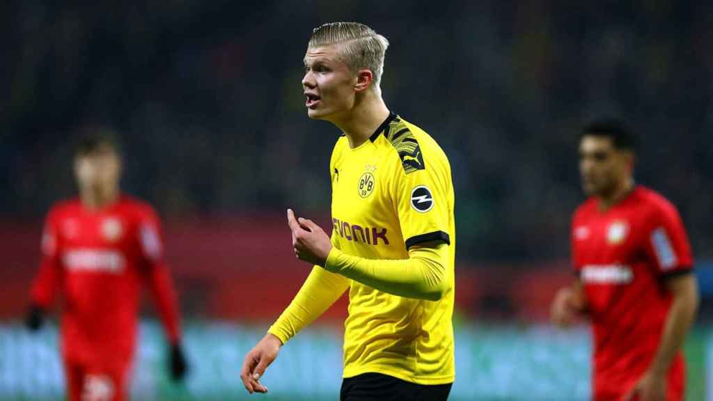 Erling Haaland jugando con el Borussia Dortmund / EFE