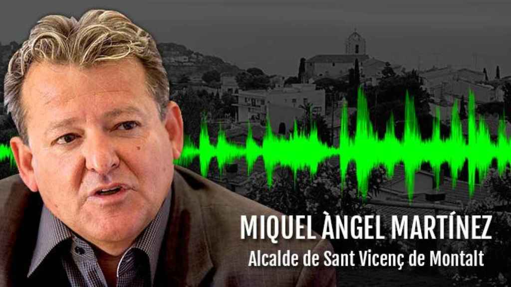 Miquel Àngel Martínez, alcalde de Sant Vicenç de Montalt / CG