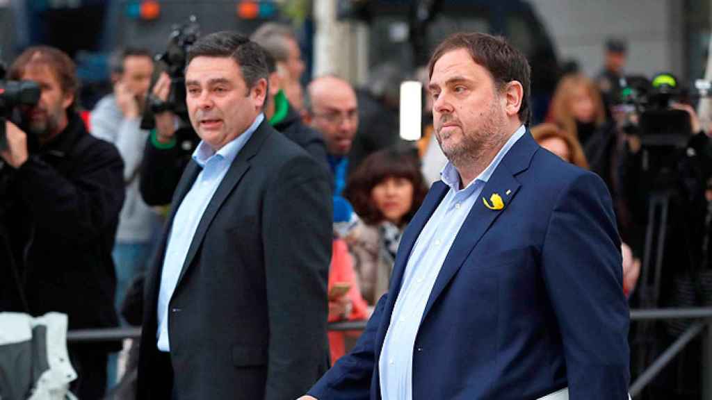 Oriol Junqueras en la Audiencia Nacional en una imagen de archivo / EFE