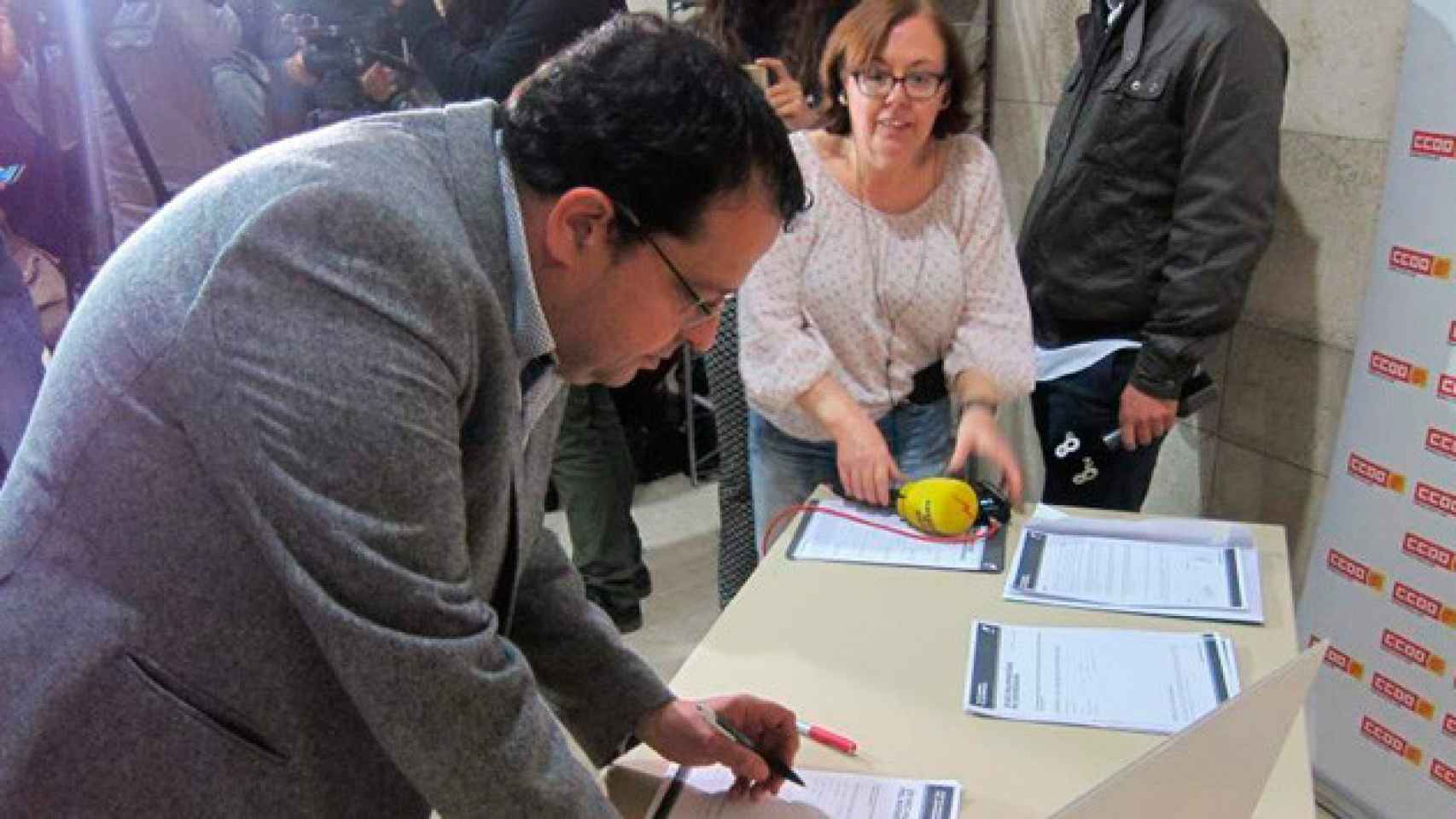 El coordinador del Pacto Nacional por el Referéndum, Joan Ignasi Elena / CG