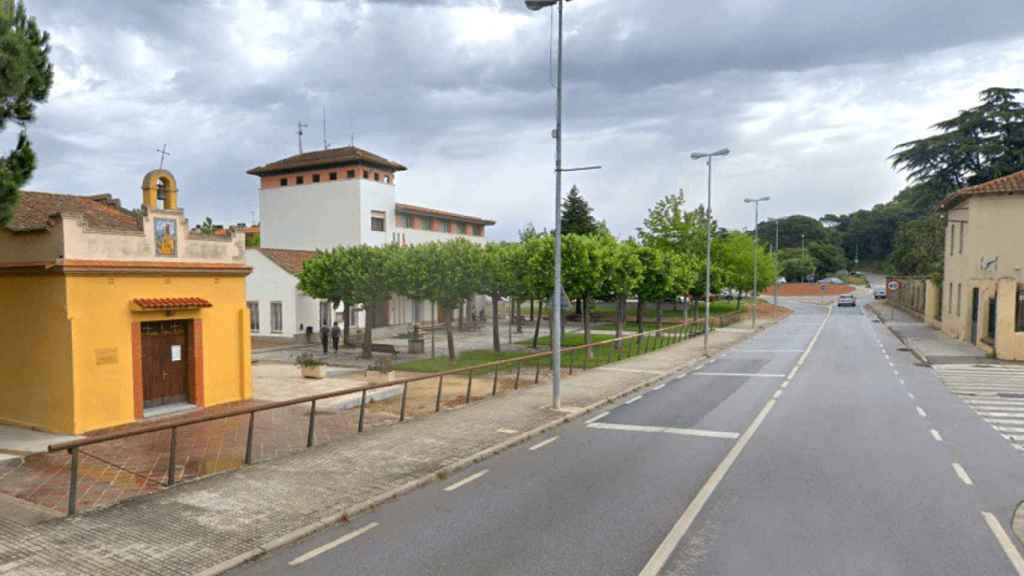 Una calle de Vilanova del Vallès