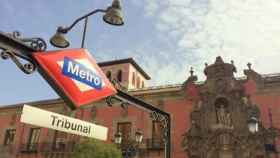 La estación de Metro de Tribunal / EUROPA PRESS