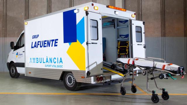 Una ambulancia del Grup Lafuente / FLICKR