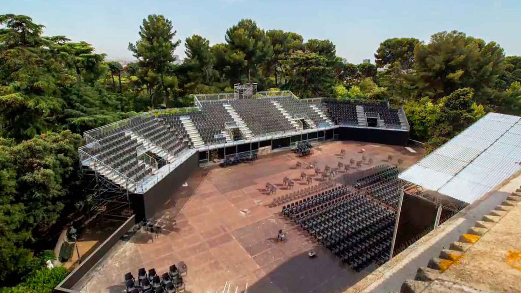 Imagen del recinto del Festival Jardins de Pedralbes / Cedida