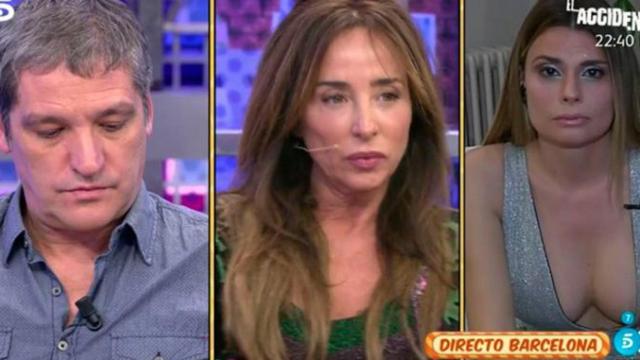 Gustavo González, María Patiño (c) y María Lapiedra (d), en 'Sálvame' / CD