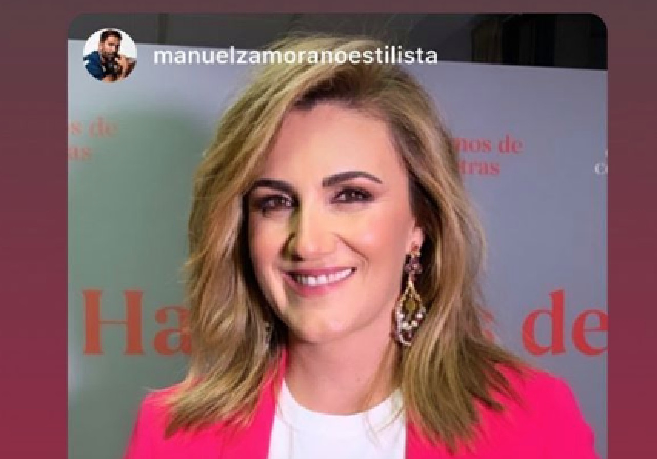 Carlota Corredera estrena corte de pelo en la presentación de su libro / INSTAGRAM