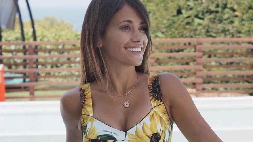 Antonella Roccuzzo en su último día de verano