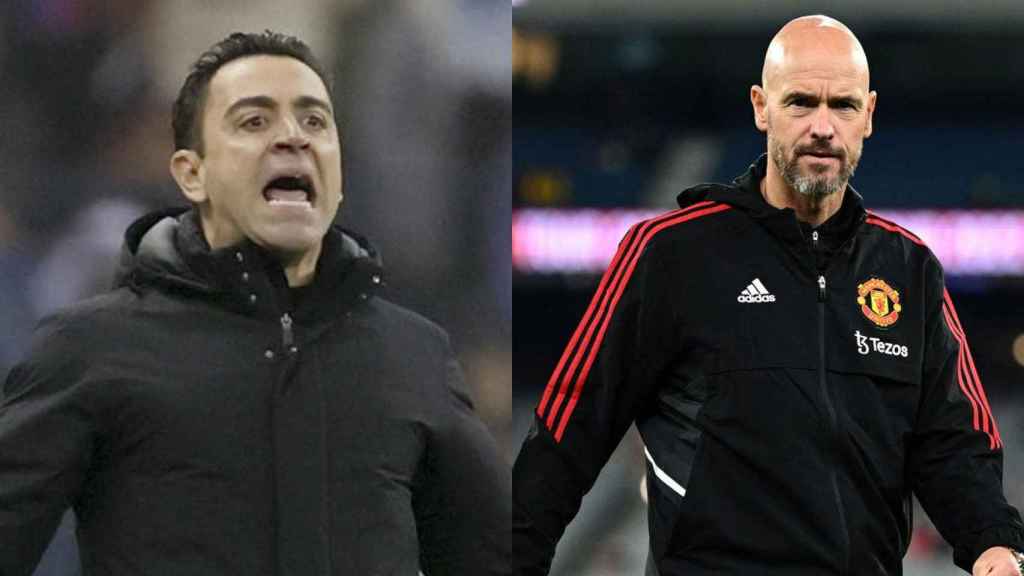 Xavi Hernández y Erik Ten Hag, entrenadores del Barça y Manchester United / CULEMANÍA