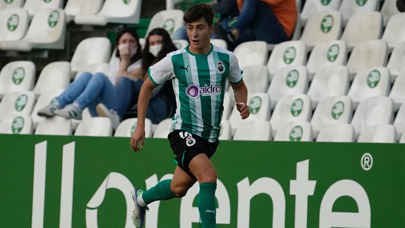 Pablo Torre jugando con el Racing de Santander / REDES