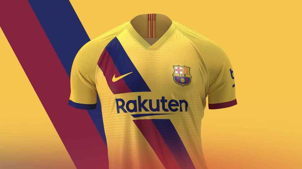 Una foto de la segunda camiseta del Barça para la temporada 2019-20 / FCB