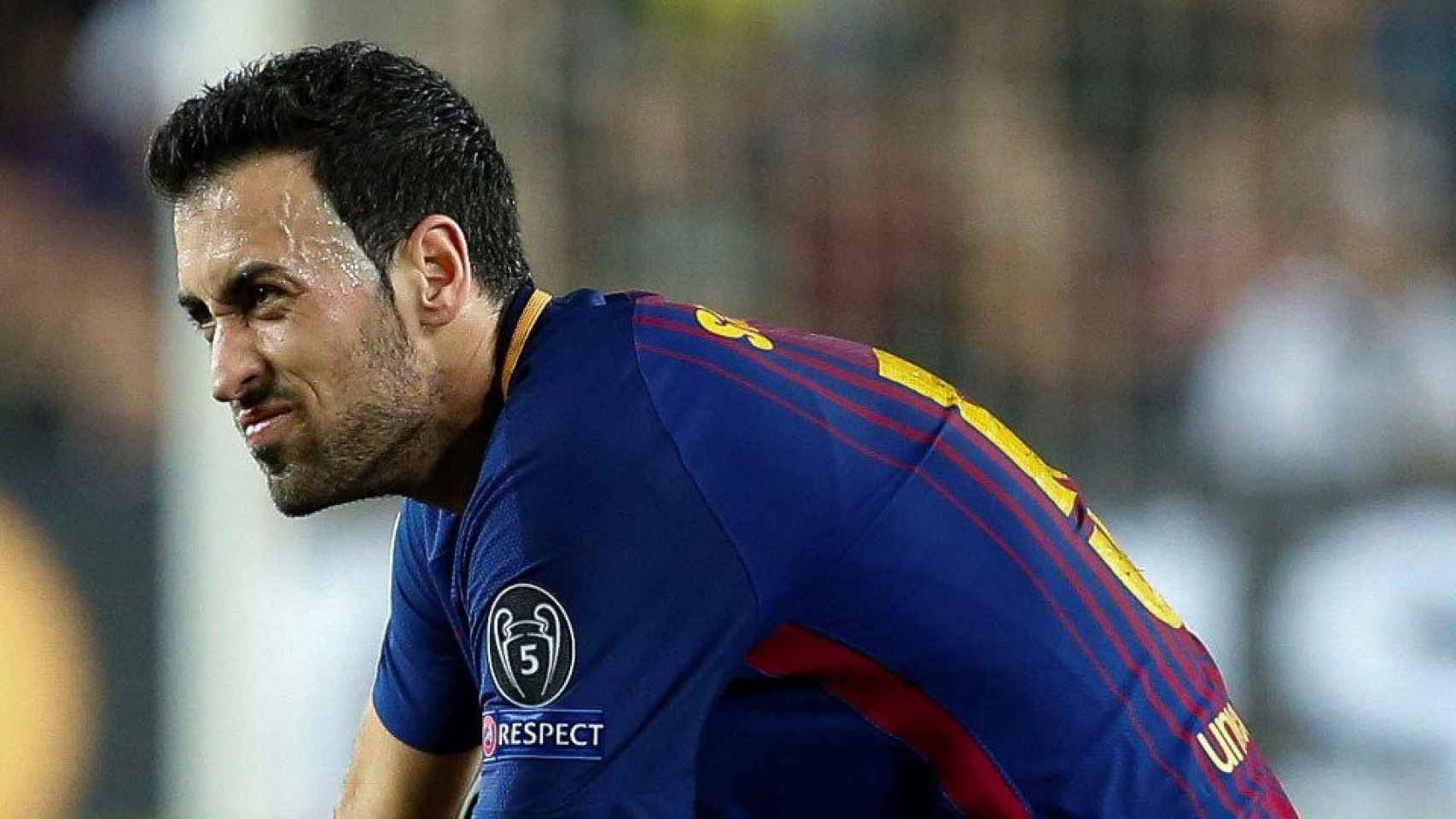 Una foto de Sergio Busquets con el Barça / EFE