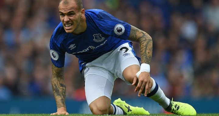 Sandro Ramírez, con el Everton | EFE