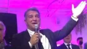 El vídeo de Laporta en Vigo cantando “Rianxeira” / Redes