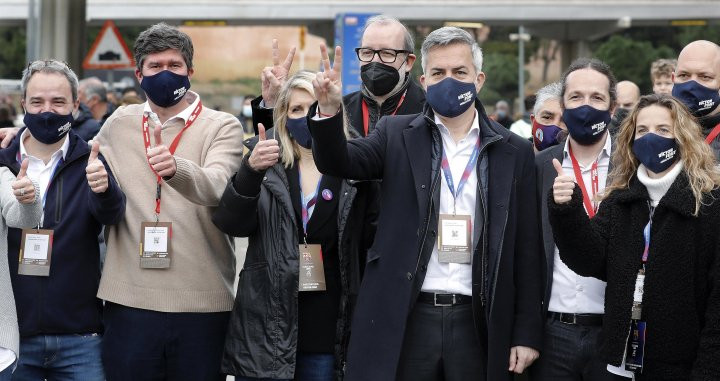 Víctor Font durante la jornada electoral del Barça / EFE