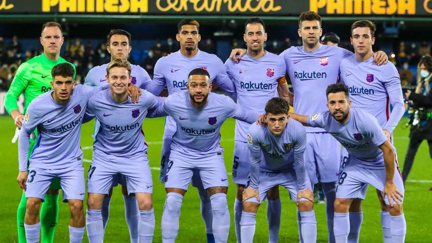 El once del Barça que salió para enfrentarse al Villarreal / FCB