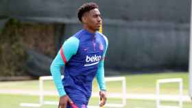 Junior Firpo entrenando con el Barça / FC Barcelona