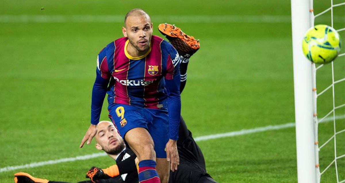 Martin Braithwaite ya ha entrenado con el grupo / EFE