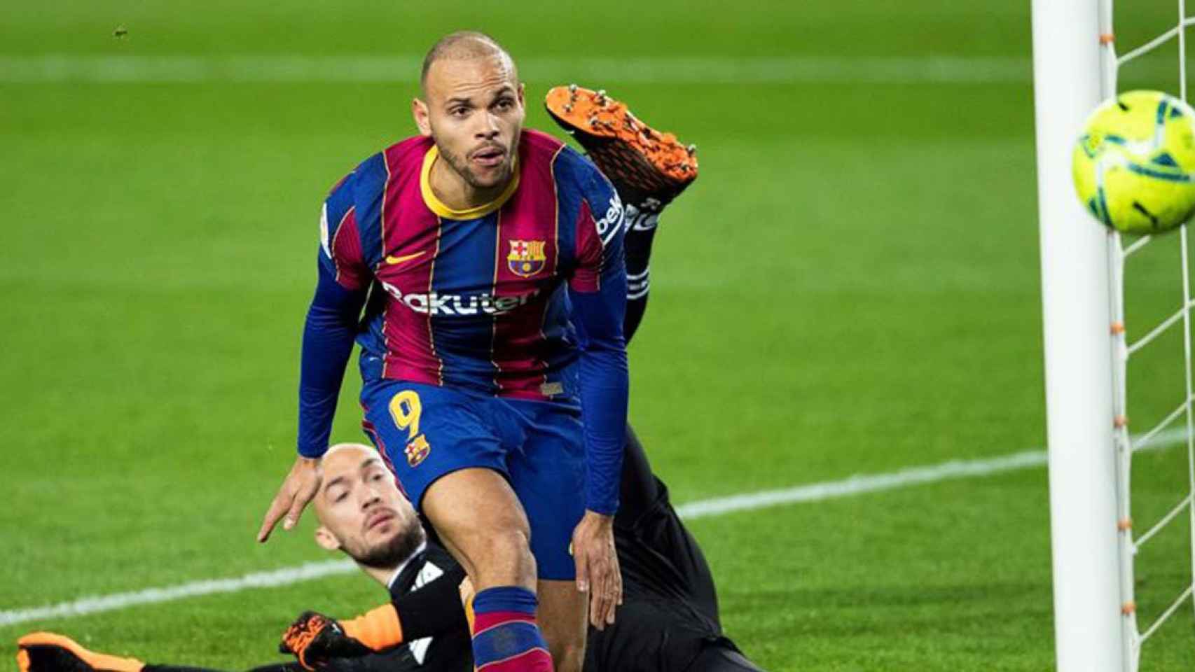 Martin Braithwaite ya ha entrenado con el grupo / EFE