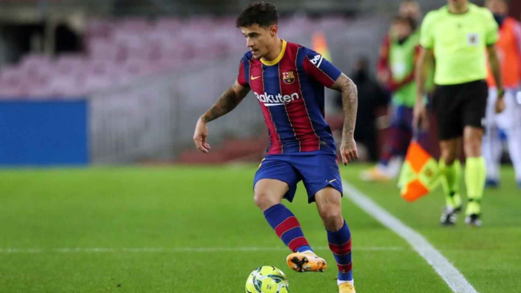 Coutinho se vuelve a lesionar ante el Eibar / FC BARCELONA