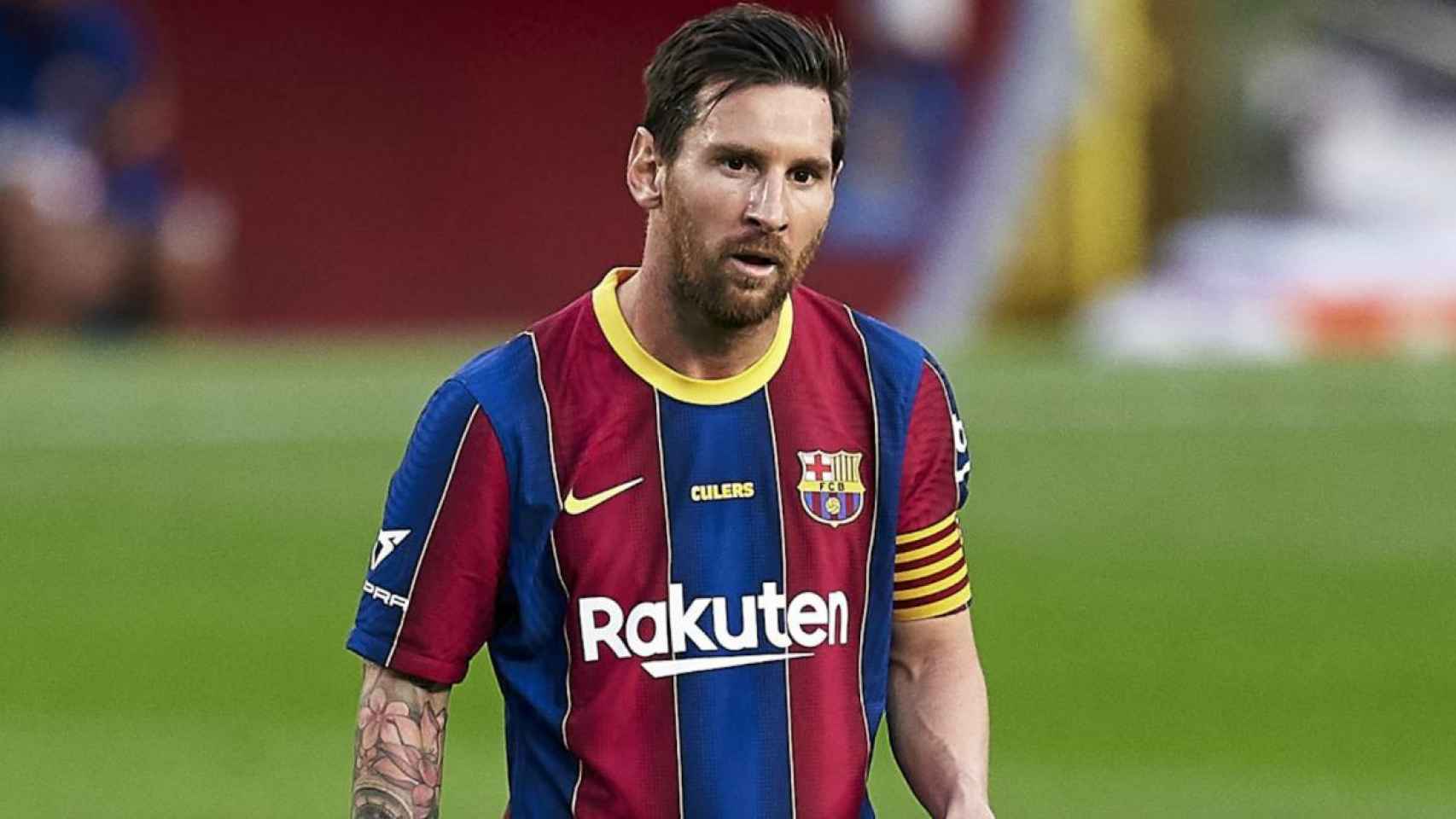 Leo Messi, en un partido con el Barça | EFE